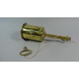 A Salters Brass Cased Clockwork Meat Jack and Key