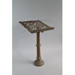A 19th Century Brass Rise and Fall Lectern on Turned Support