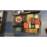 A Box of Vintage Tins