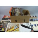 A Box Containing Over 100 LP's and 12 Inch Singles Plus Two Box Sets to Include Led Zeppelin,