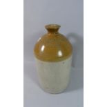 A Glazed Brewers Bottle for Sheaff and Kemp, Grocers, Stafford, 1 Gall, 33cm high