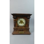 A Presentation Mantle Clock with Fourteen Day Movement, Dated 1899, 29cm High