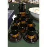 A Treacle Glazed Coffee Set