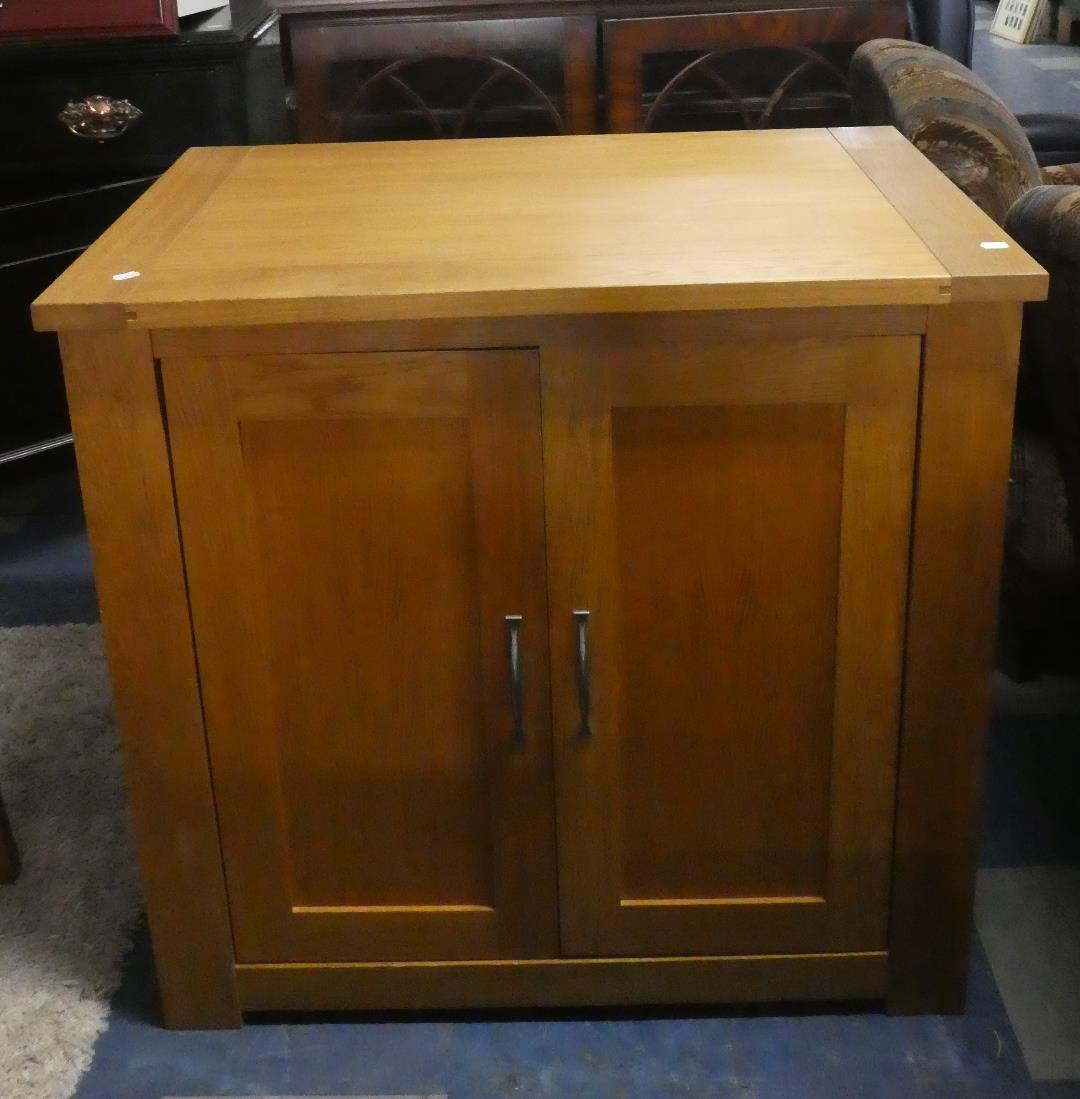 A Modern Side Cabinet with Fitted Interior with Drawer, 90cm Wide