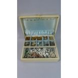 A Jewellery Box Containing Costume Jewellery