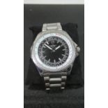 A Gents Replica Breitling Style Wrist Watch