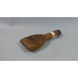 A Vintage Leather Worker's Tool, Monogrammed RJT, 18cm Long