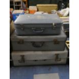 Three Vintage Suitcases