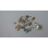 A Small Collection of Costume Jewellery, Studs etc