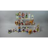 A Collection of Walt Disney Figures, Clover, Snow White and Seven Dwarfs Toast Rack etc