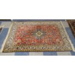 A Fine Hand Made Qum Rug, 153x110cm