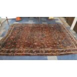 An Antique Persian Handmade Qashqai Carpet, 309cm x 220cm