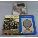 A Collection of Three Books Relating to Aviation and Maps to Include Mapping Colonial America: