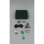 A Small Collection of Costume Jewellery Including Continental Blackberry Brooch