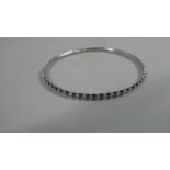 A Charles Horner Silver Bangle, Chester 1896