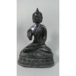 A Bronze Seated Buddha, 20cm High