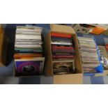 Three Boxes of Very Large Quantity of Easy Listening LP's, 78rpm Records, Singles etc