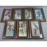 A Set of Seven Framed Bird Prints