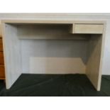 A Modern Desk with Single Small Drawer, 105cms Wide