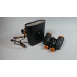 A Pair of Cased Teonar 12x15 Binoculars