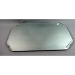 A Mid 20th Century Bevel Edged Wall Mirror, 61cms Wide