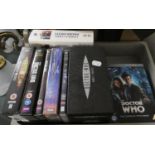 A Collection of Dr Who DVDs together with a Father Brown Box Set