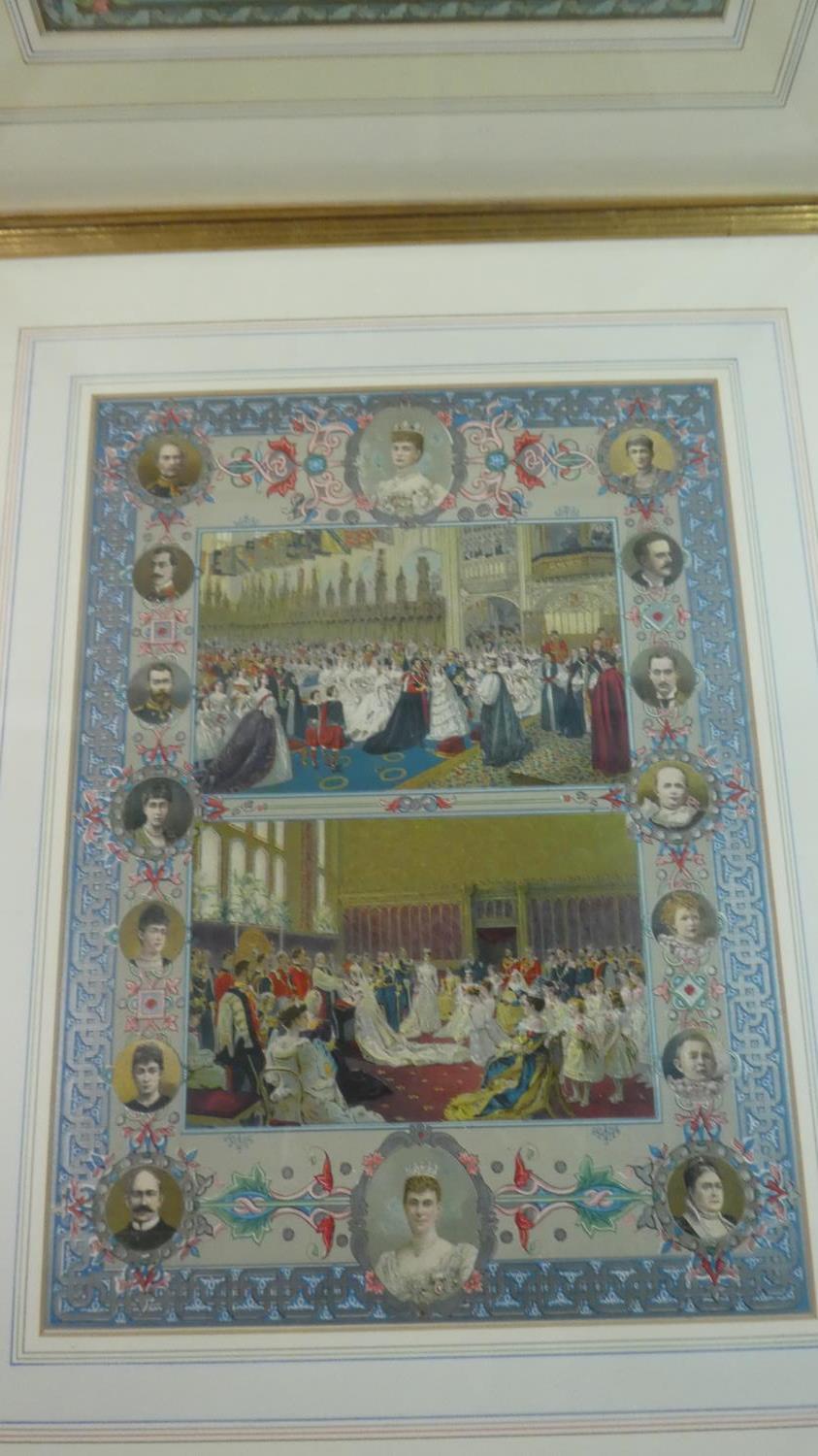 A Pair of Gilt Framed Victorian Prints Depicting The Royal Family - Image 3 of 5