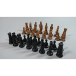 A Set of Oriental Figural Chess Pieces (Resin)