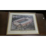 A Framed Photograph of Molineux Stadium
