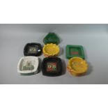 A Collection of Seven Various Advertising Pub Ashtrays