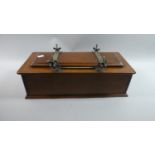 An Edwardian Gents Travelling Box by John Watts, Sheffield, Having Tie Press Top Containing