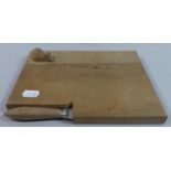 A Late 20th Century Novelty Cheeseboard and Knife by Oxley