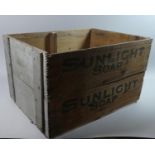 A Vintage Sunlight Soap Box, Base AF, 54cm Wide