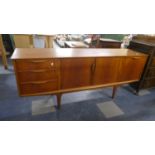 A Jentique 1970's Sideboard with Three Drawers and Cupboards, 183cm Wide