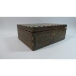 An Early 19th Century North Indian Ivory Mounted Vizagapatam Work Box, 34.5cm x 25cm x 13.5cm