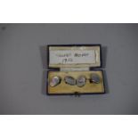 A Pair of Silver Cufflinks by Charles Horner 1910