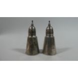 A Small American Silver Two Piece Cruet by the Webster Company