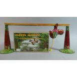 A Reproduction Tinplate 'Clever Monkey' Toy in Original Box, 40cm Long When Built