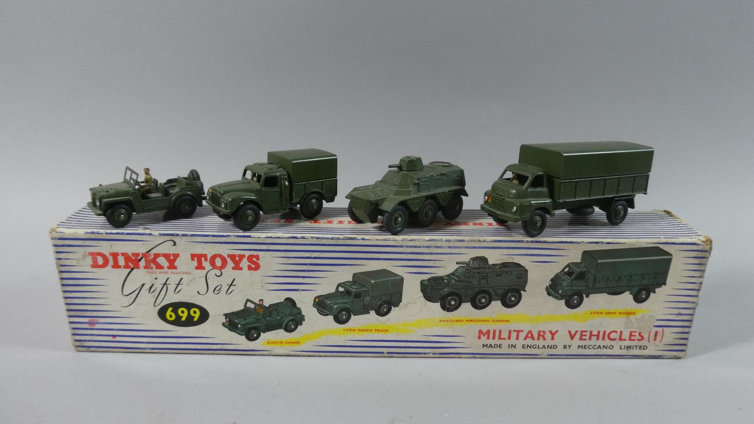 A Boxed Dinky Toys Gift Set Military Vehicles (1) No 699