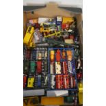 A Collection of 50 Unboxed Die-Cast Toys, Corgi, Lesney, Matchbox, Britains Etc