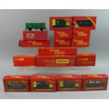 A Collection of Eleven Boxed Triang OO Gauge Goods Wagons, together with Boxed Hornby Dublo Horse