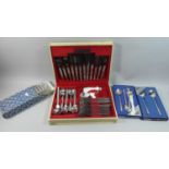 A Canteen of Viners Stainless Steel Cutlery and Some Boxed