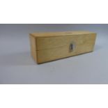 A Wooden Carrying Box for an O Gauge Train 35.5x10x11cm