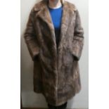 A Vintage Ladies Fur Coat