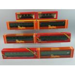 A Collection of 00 Gauge Boxed Hornby Railways Southern & Great Western Coaches to include R431