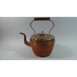 A Late 19th/Early 20th Century Copper Kettle, 29cm high