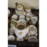 A Box Containing Denby Coffee Wares