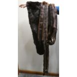 Three Vintage Fur Stoles