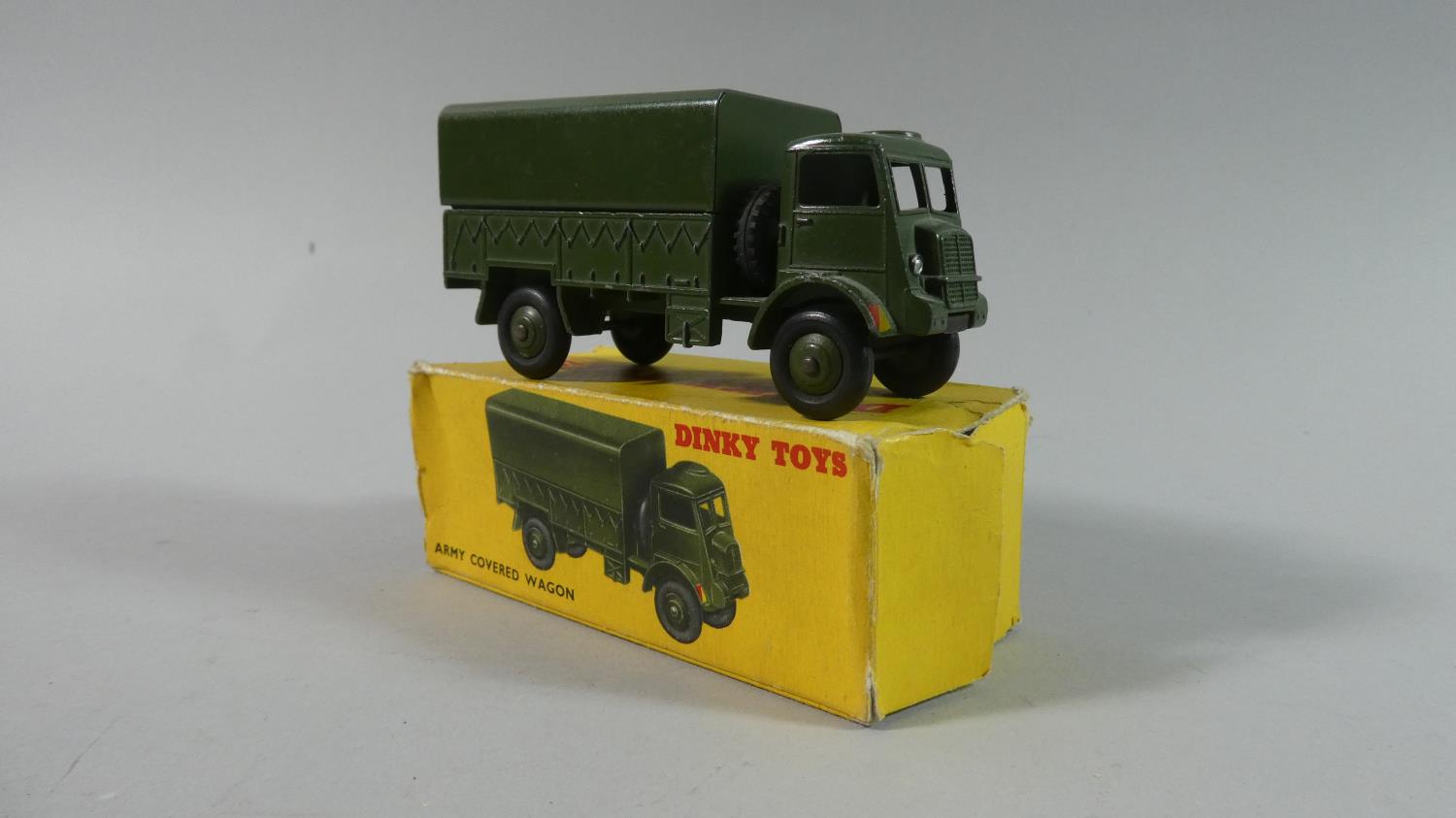Four Boxed Dinky Military Toys. Army Covered Wagon (623-Box AF), Military Ambulance (626), - Image 4 of 5
