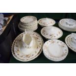 A Collection of Myott Heritage Pattern Dinnerwares to Include Two Lidded Tureens, Four Dinner